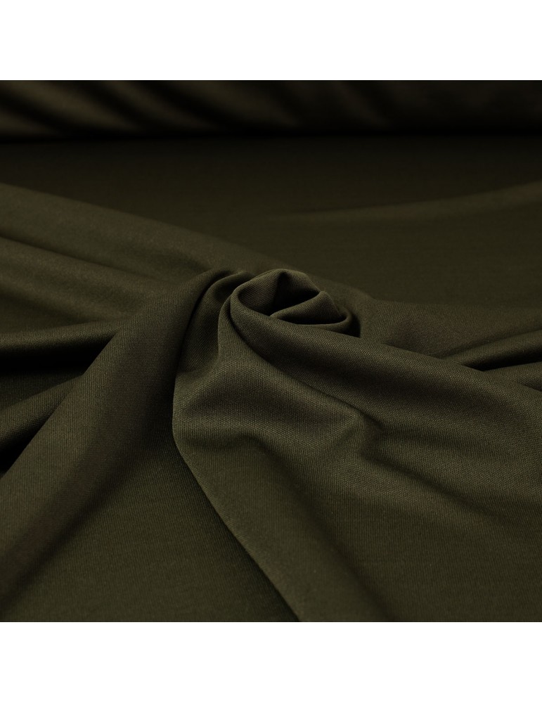 Tissu jersey uni 100 % polyester 150 cm vert Tissu jersey uni 100 % polyester 150 cm vert