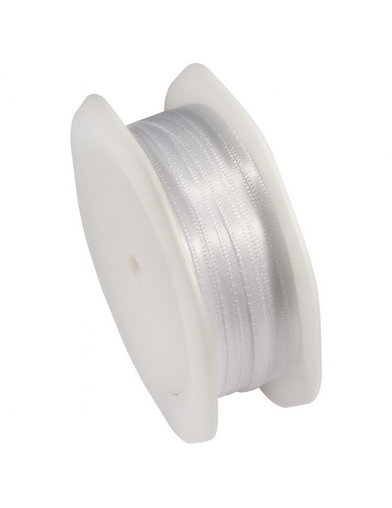 Ruban satin double face 15 mm blanc Ruban satin double face 15 mm blanc