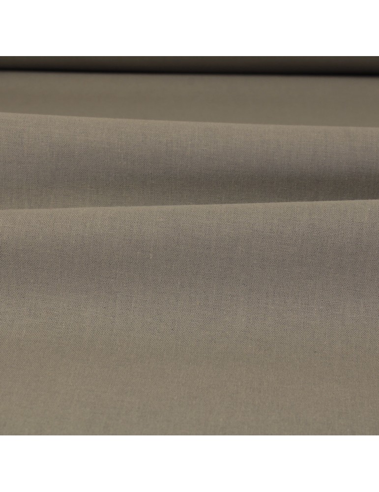 Tissu ameublement uni 100 % coton 300 cm gris
