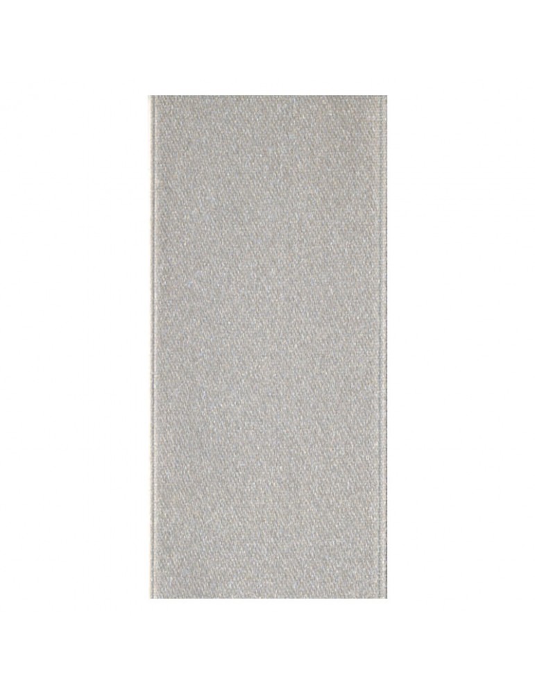 Ruban satin double face 10 mm argenté Ruban satin double face 10 mm argenté