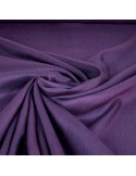 Tissu uni serge de viscose violet