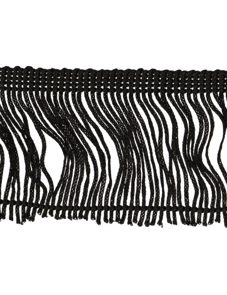 Franges 50 mm noir Franges 50 mm noir