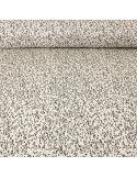 Tissu jersey métal blanc