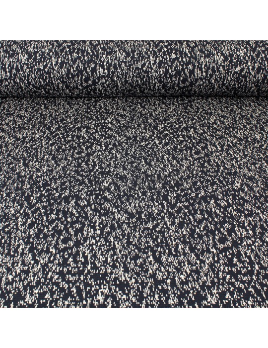 Tissu jersey métal noir