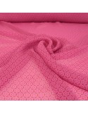Tissu voile imprimé viscose fuchsia rose Tissu voile imprimé viscose fuchsia rose