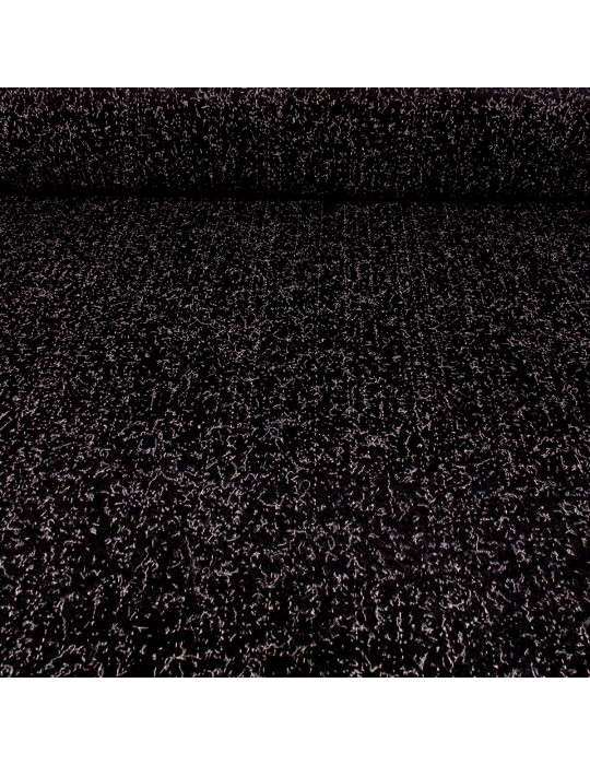 Tissu lainage noir incrustations