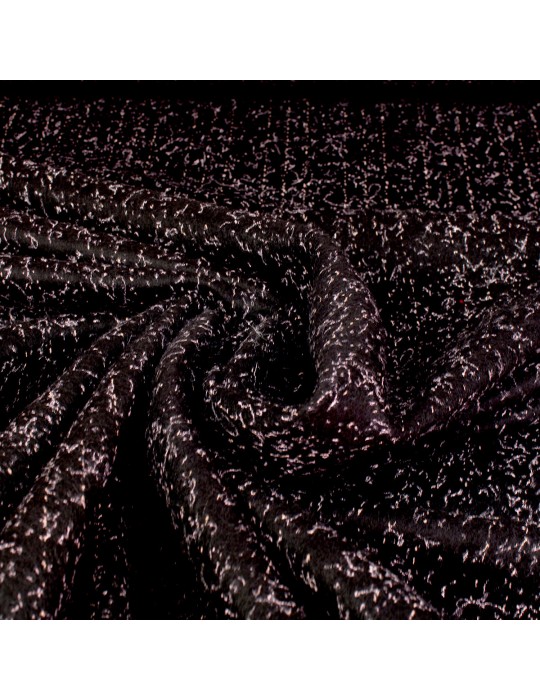 Tissu lainage noir incrustations