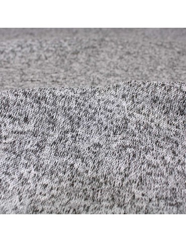 Tissu jersey maille gris