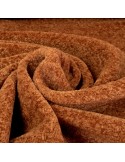 Tissu fourrure synthétique marron