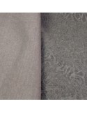 Tissu fourrure synthétique gris