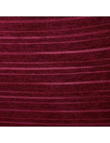 Tissu jersey maille ajouré rouge