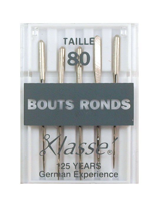 Aiguilles machines bouts ronds 80/12