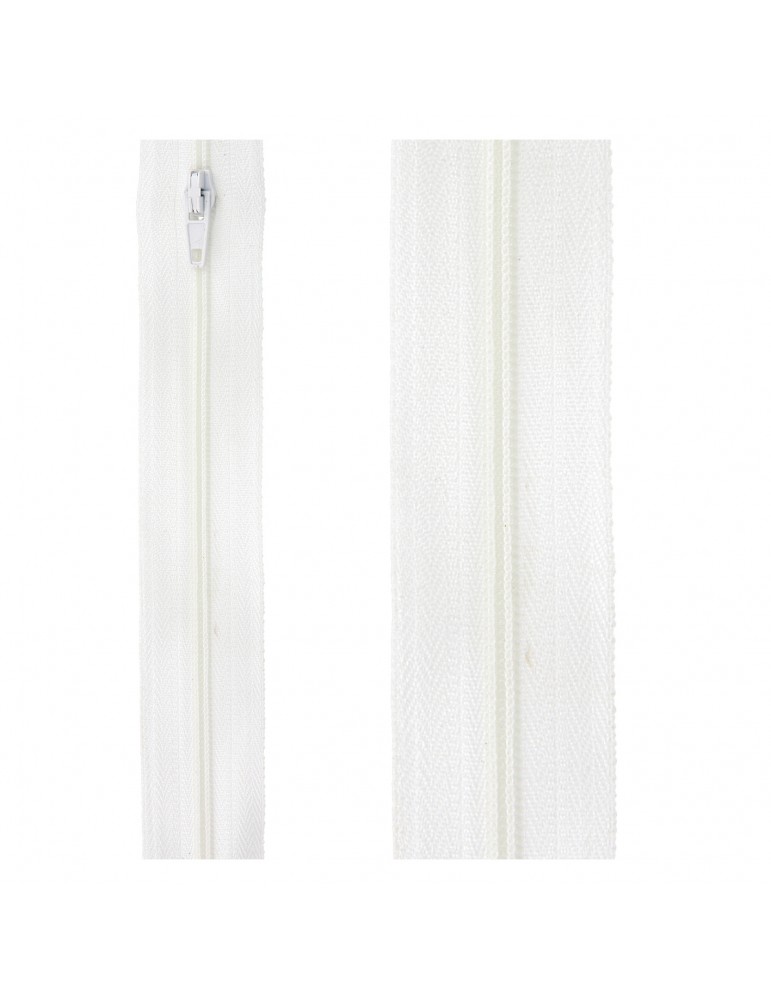 Chaîne polyester N°3 blanc Chaîne polyester N°3 blanc