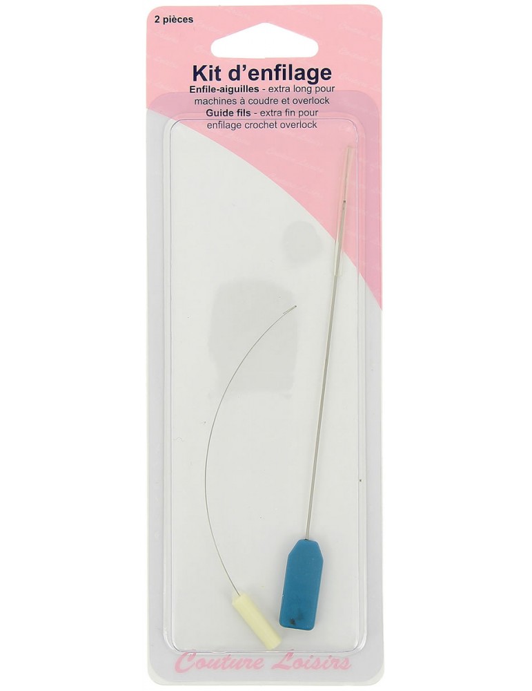 Kit d'enfilage spécial surjeteuse et machine à coudre Kit d'enfilage spécial surjeteuse et machine à coudre