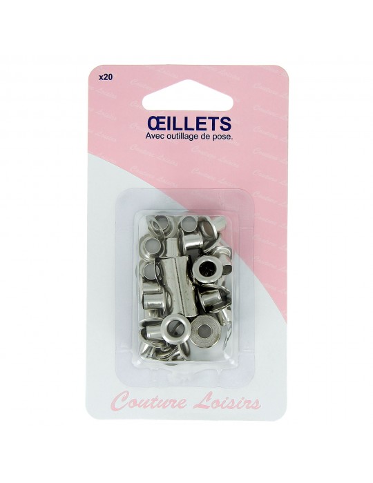 Œillets avec rondelle et outil de pose
