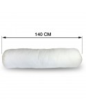 Traversin confortable et protecteur 140 cm blanc Traversin confortable et protecteur 140 cm blanc