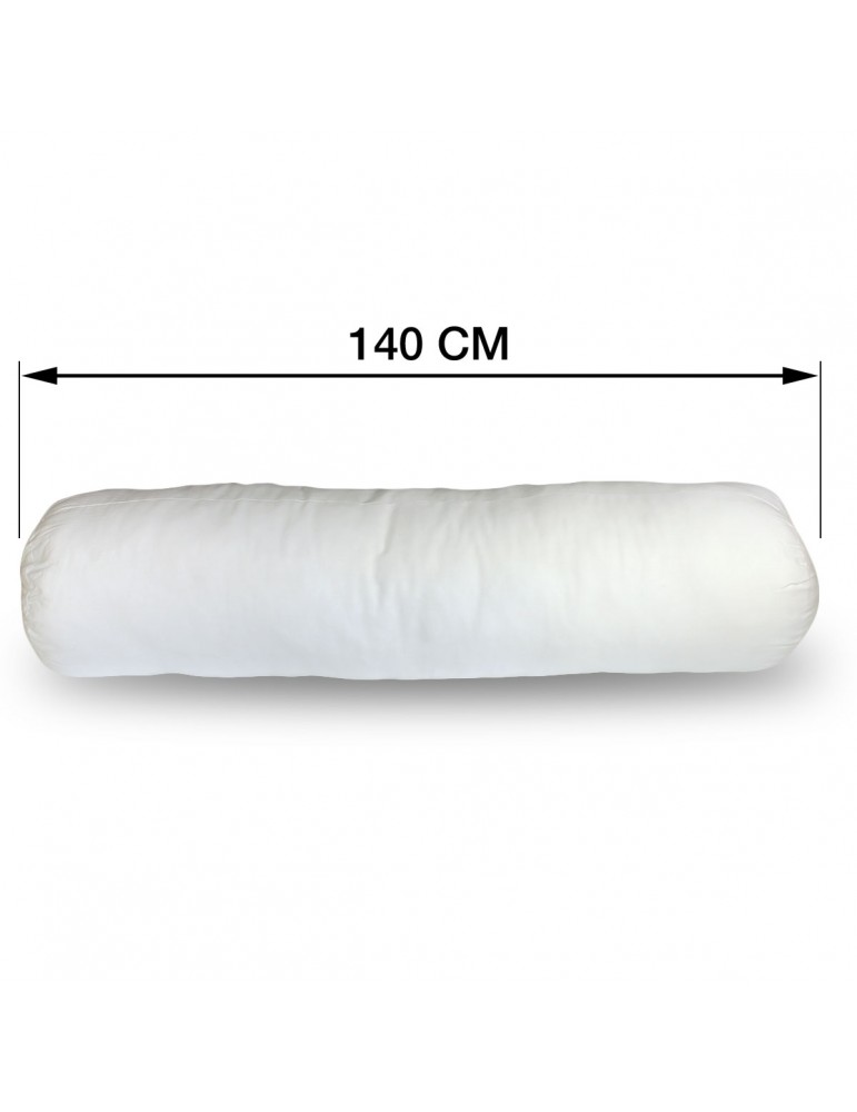Traversin confortable et protecteur 140 cm blanc Traversin confortable et protecteur 140 cm blanc