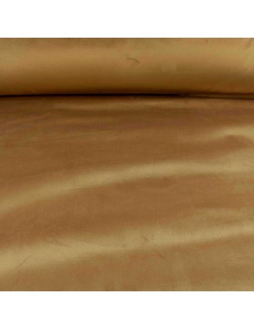 Tissu velours polaire uni occultant/phonique doré