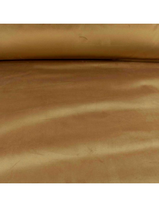 Tissu velours polaire uni occultant/phonique doré