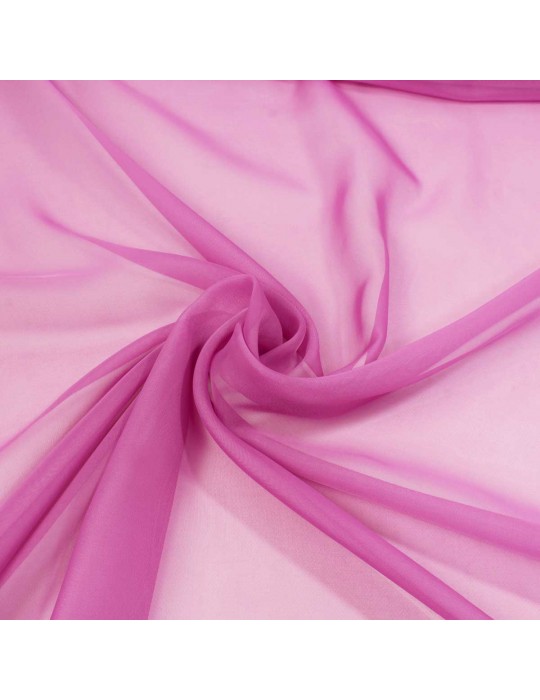 Tissu voilage uni 240 cm rose