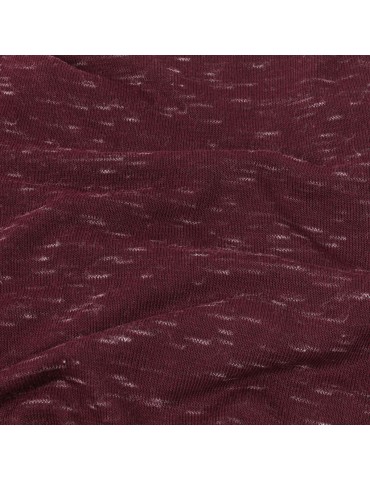 Coupon jersey tiret bordeaux 300 x 150 cm