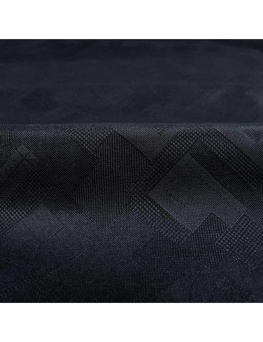 Tissu jersey géométrique bleu