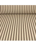 Coupon ameublement imprimé rayures chocolat 300 x 140 cm marron Coupon ameublement imprimé rayures chocolat 300 x 140 cm marron