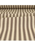 Coupon ameublement imprimé rayures chocolat 300 x 140 cm marron Coupon ameublement imprimé rayures chocolat 300 x 140 cm marron