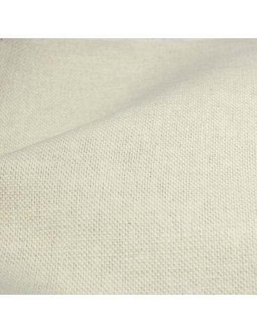 Coupon ameublement tissé écru 50 x 140 cm blanc