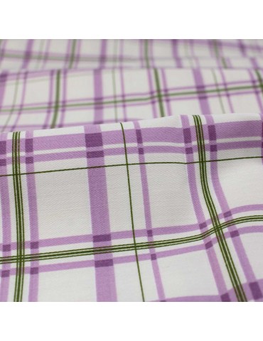 Coupon ameublement carreaux 300 x 140 cm violet