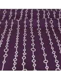 Coupon ameublement cercles 50 x 140 cm violet