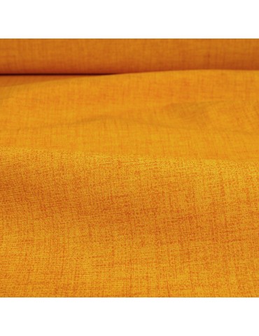 Coupon ameublement coton/polyester 50 x 138 cm orange