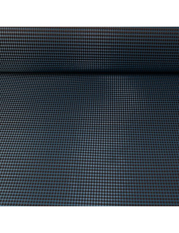 Toile ameublement brun/bleu