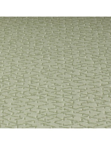 Tissu jacquard beige/vert