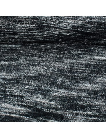 Fourrure synthétique polyester noir