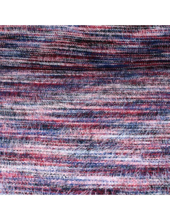 Fourrure synthétique polyester multicolore