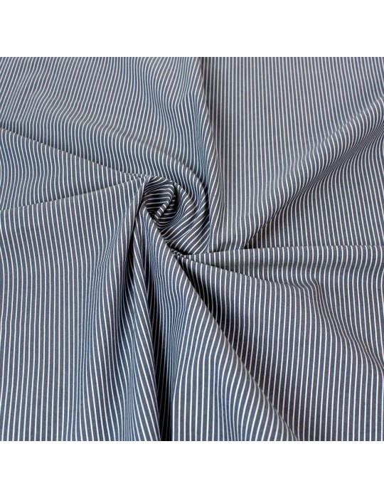 Coupon habillement 50 x 145 cm rayures bleu