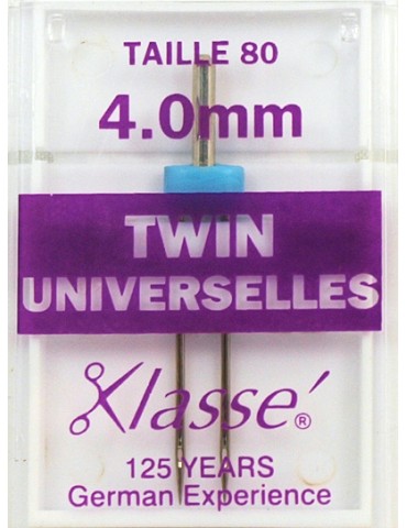 Aiguilles machine double universelle 4 mm