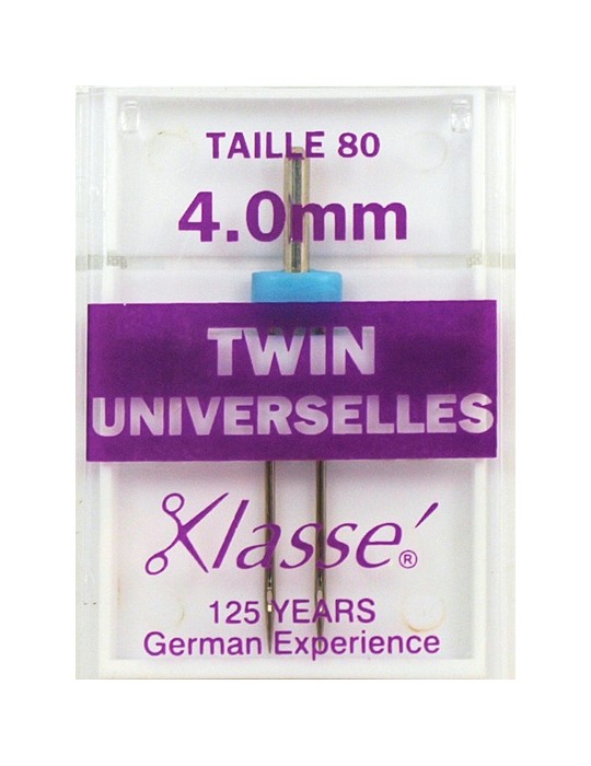 Aiguilles machine double universelle 4 mm