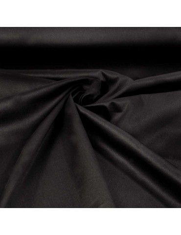 Toile d'habillement coton/élasthanne marron noir