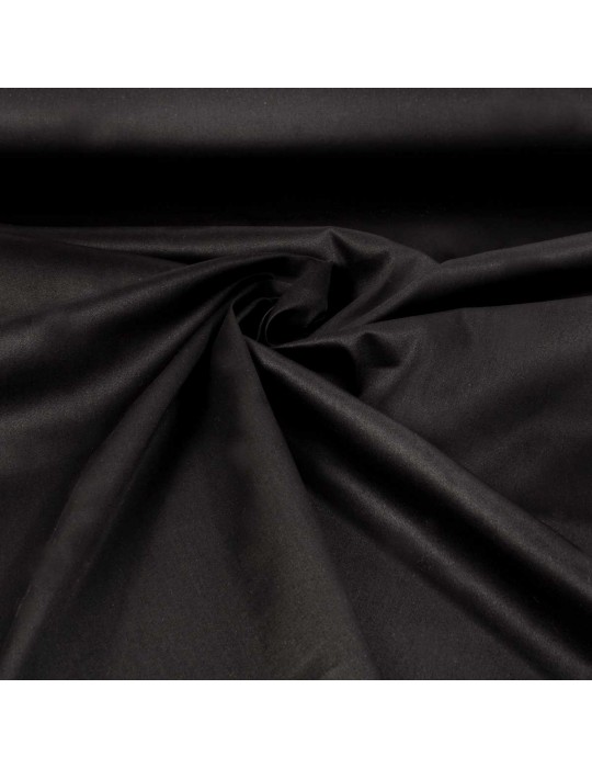 Toile d'habillement coton/élasthanne marron noir