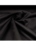 Toile d'habillement coton/élasthanne marron noir