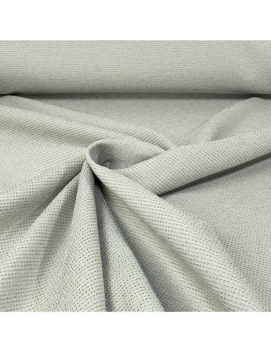 Toile d'ameublement polyester gris clair