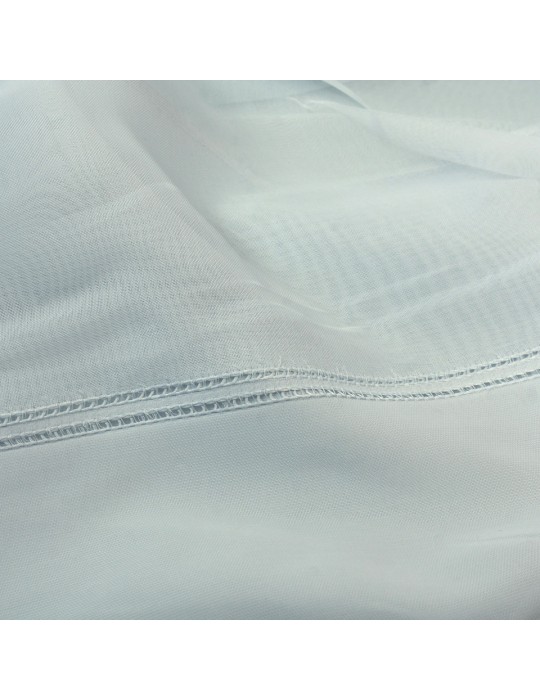 Voilage uni plombé 300 cm bleu