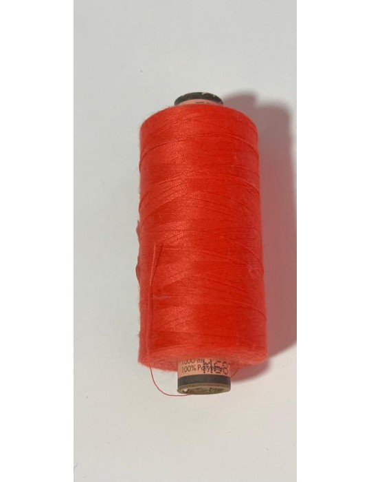 Bobine de fil polyester 1000 m rose nacarat