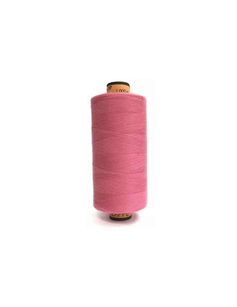 Bobine de fil polyester 1000 m rose framboise