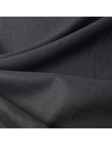 Tissu cretonne uni anthracite