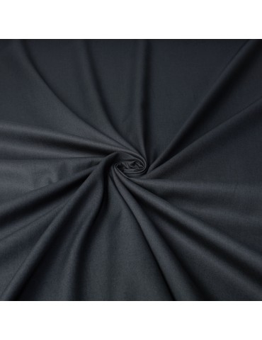 Tissu coton uni gris foncé