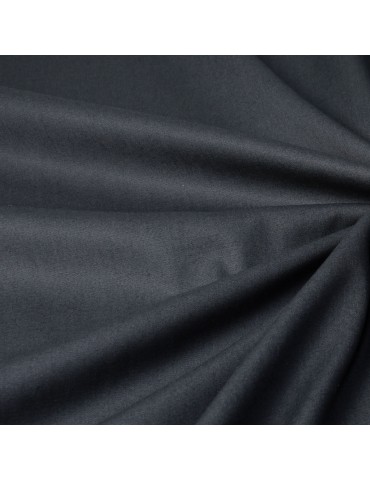 Tissu coton uni gris foncé