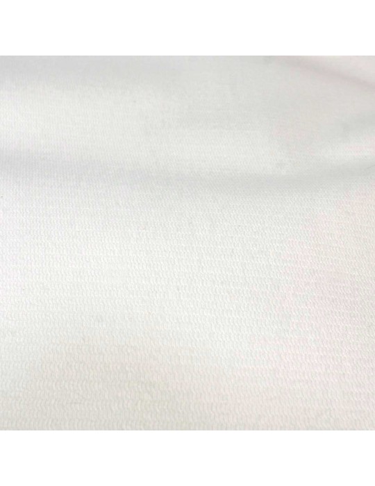 Coupon habillement coton 300 x 150 cm blanc